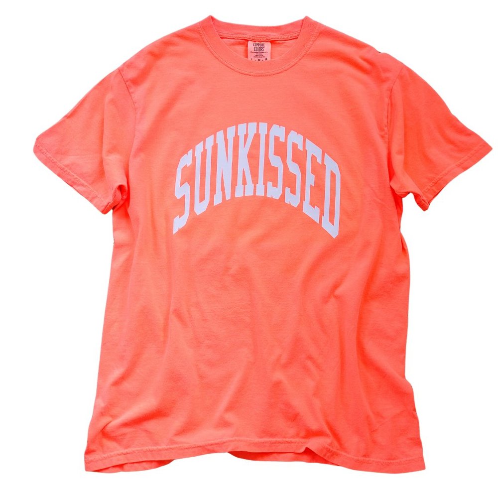 NWT Neon Orange Sunkissed T-Shirt - Picture 2 of 8